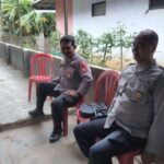 Berikan Rasa Nyaman Polsek Lakbok Polres Ciamis Siagakan Personel PAM di Ibadah Minggu GKKI Lakbok