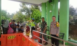 Cipta Kondisi Polsek Cipaku Polres Ciamis Monitoring Kawasan Obwis di Desa Jalatrang