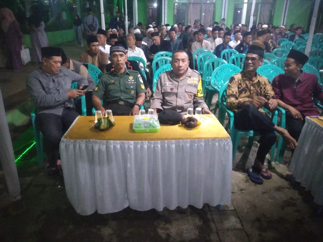 Polsek Lakbok Polres Ciamis Hadiri dan Beri Pengamanan Tabliq Akbar di Ponpes Al-Mujtahidin