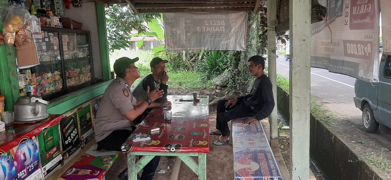 Cooling System, Polsek Cikoneng Polres Ciamis Koorkom Bahaya TPPO ke Warga di Gandasari