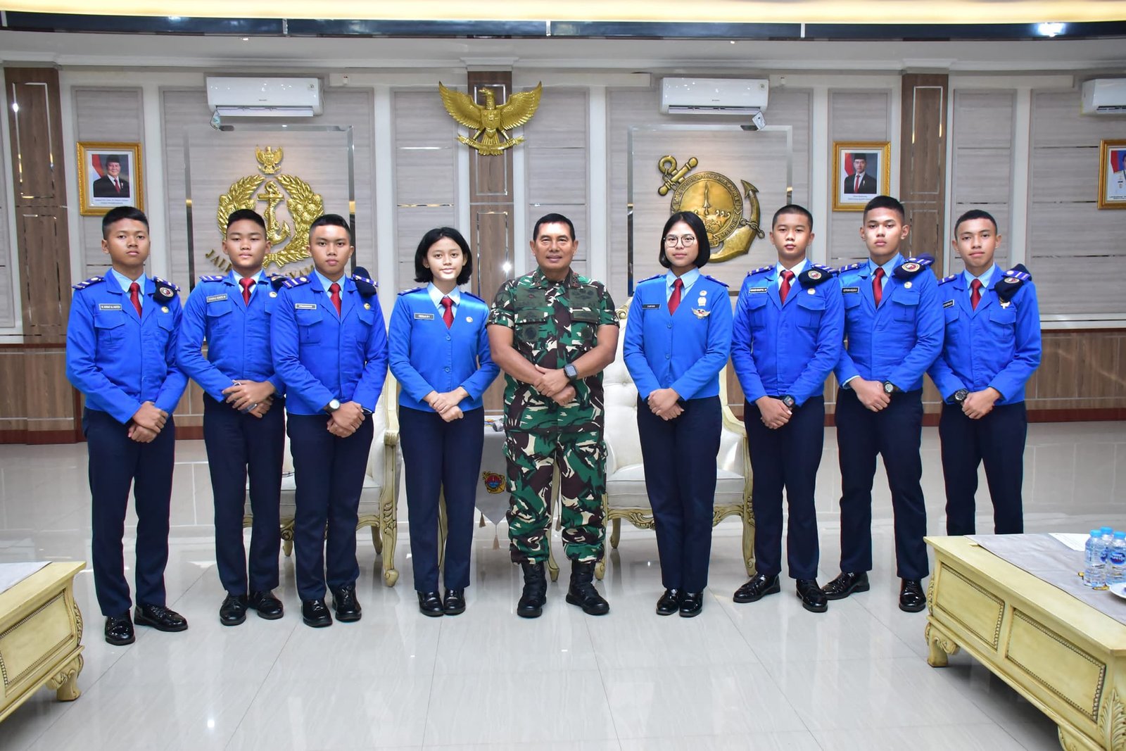 DANKORMAR TERIMA KUNJUNGAN AUDIENSI SMA TARUNA NUSANTARA