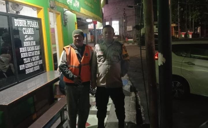 KRYD Polsek Jajaran, Polsek Ciamis Polres Ciamis Patroli ke Jalan Cegah Tindak Kriminalitas