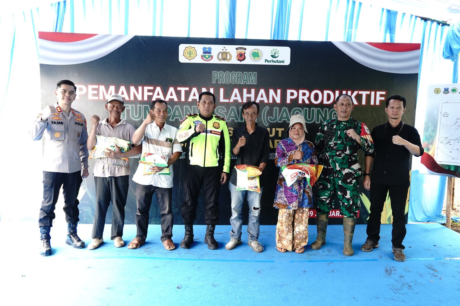 Wakapolda Jabar, Pimpin Pemanfaatan Lahan Tumpangsari (Jagung) di Garut