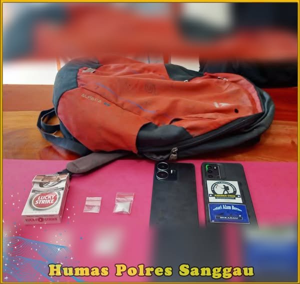 Polsek Mukok Amankan Dua Pelaku Pengedar Narkotika di Dusun Semuntai