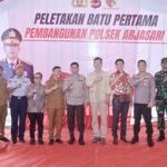 Peletakan Batu Pertama Pembangunan Polsek Arjasari Polresta Bandung.