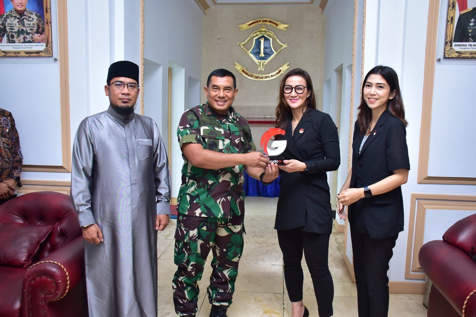 DANKORMAR TERIMA AUDIENSI DARI GARUDA TV