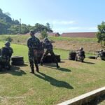 PRAJURIT "AJABRA" BATALYON INFANTERI 7 MARINIR LATIHAN MENEMBAK PERSIAPAN PENUGASAN PAMTAS RI
