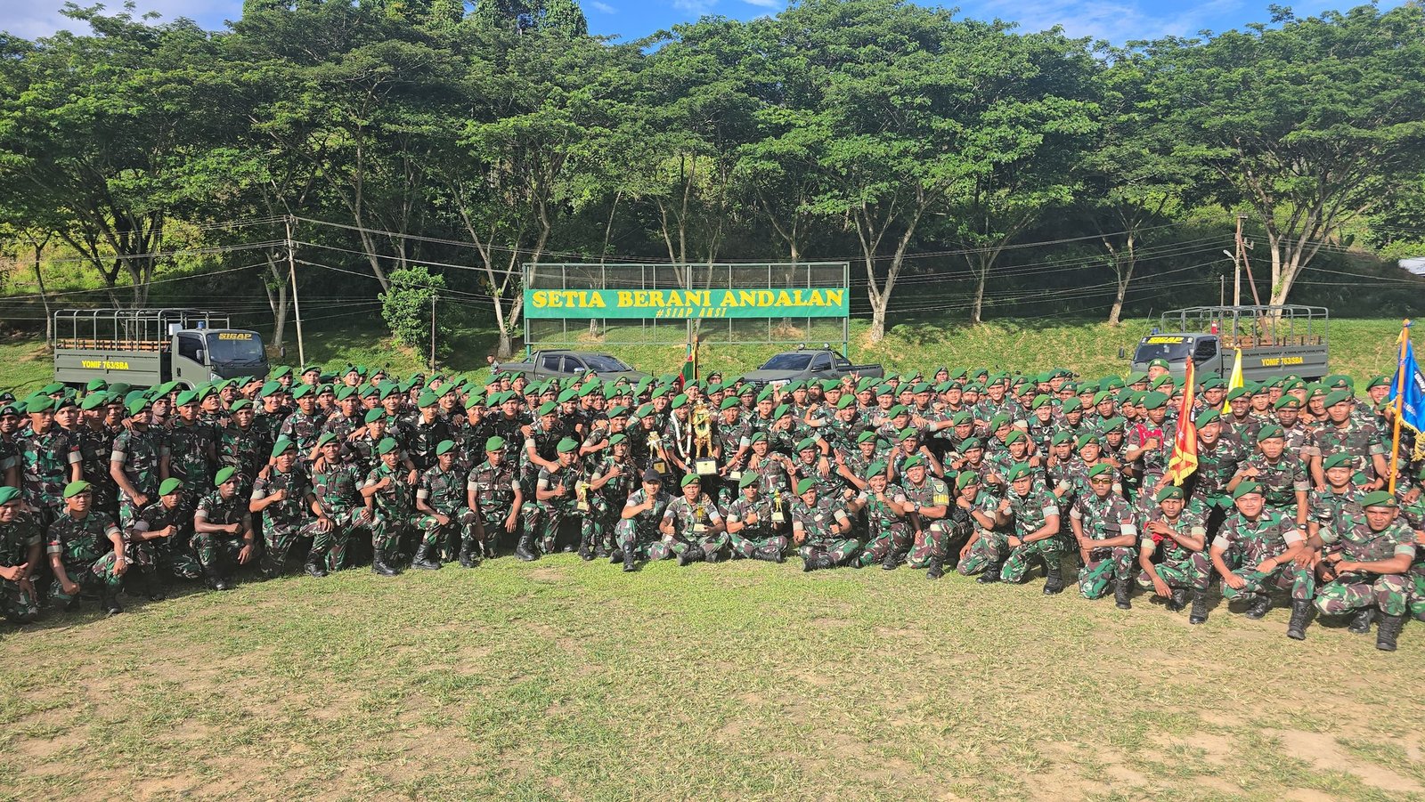 Batalyon Infanteri 763/SBA meraih kemenangan luar biasa dalam ajang Tontangkas dalam rangka HUT Kodam XVIII/Kasuari