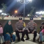 Berikan Rasa Nyaman Polsek Sukadana Polres Ciamis Patroli Biru Hingga Pemukiman Warga