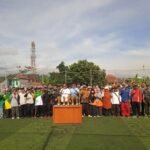 Kapolsek Cihaurbeuti Polres Ciamis Hadiri Pembukaan Olah Raga Hari Amal Bakti ke-79 Kemenag RI