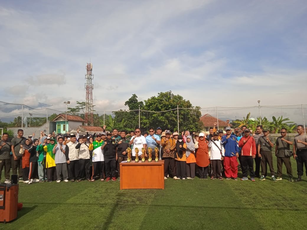 Kapolsek Cihaurbeuti Polres Ciamis Hadiri Pembukaan Olah Raga Hari Amal Bakti ke-79 Kemenag RI