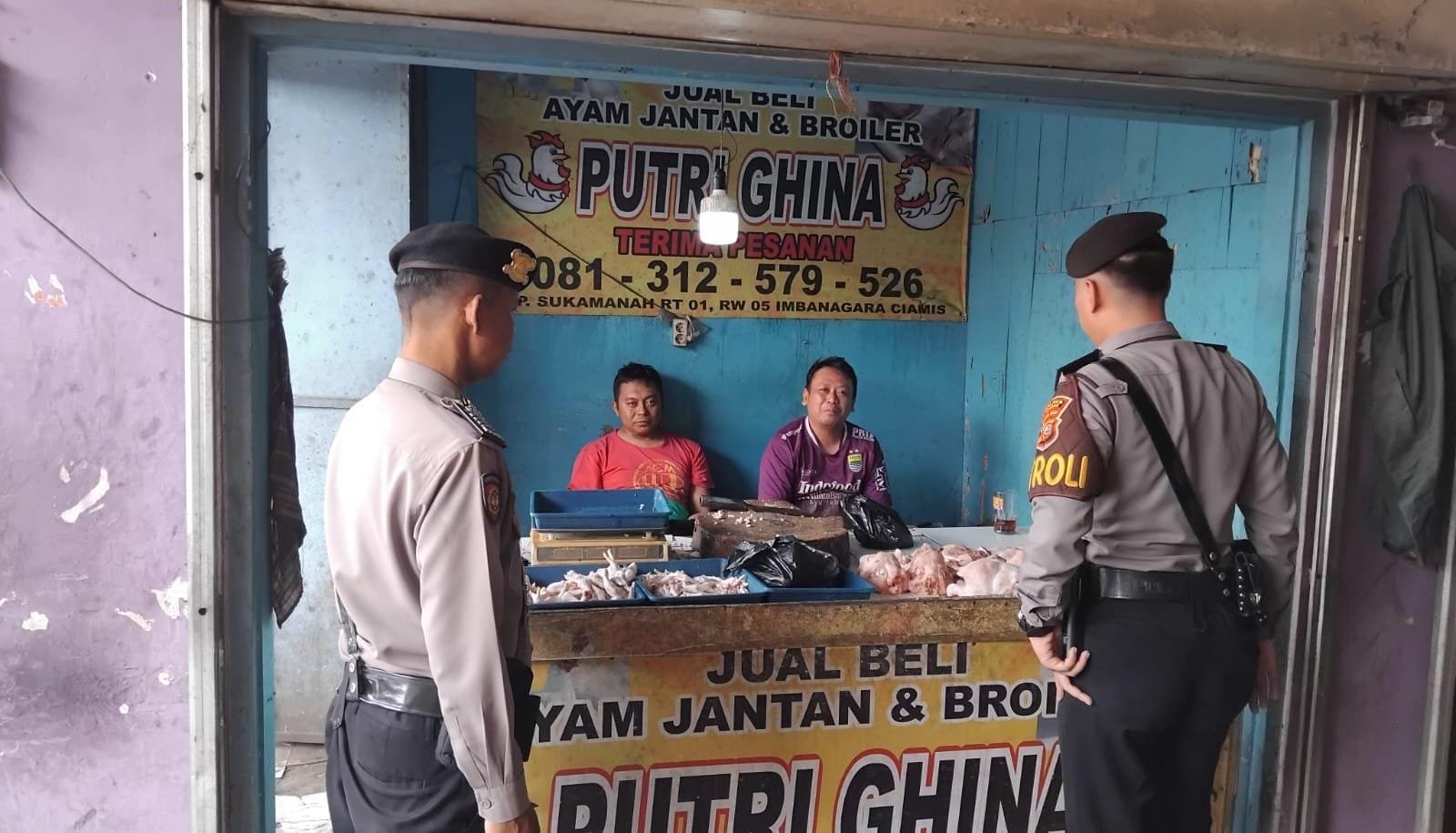 Tekan Inflasi di Awal Tahun, Polres Ciamis Awasi dan Kontrol Bahan Pokok di Pasar Imbanagara