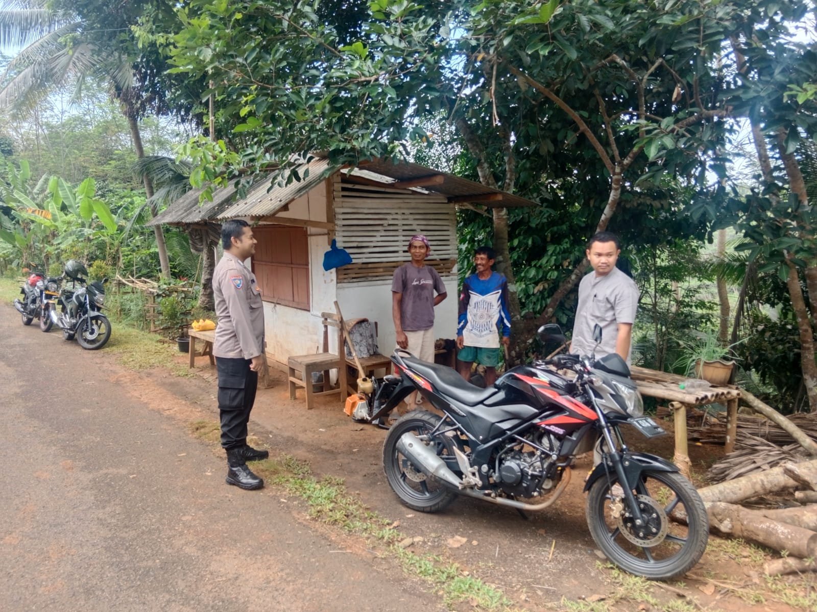 Cooling System, Polsek Sukadana Polres Ciamis Koorkom Kamtibmas ke Warga Desa Bunter