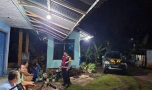 Cipkon Sambut Ramadan, Personel Polsek Sukadana Polres Ciamis Patroli Kamtibmas Hingga Subuh
