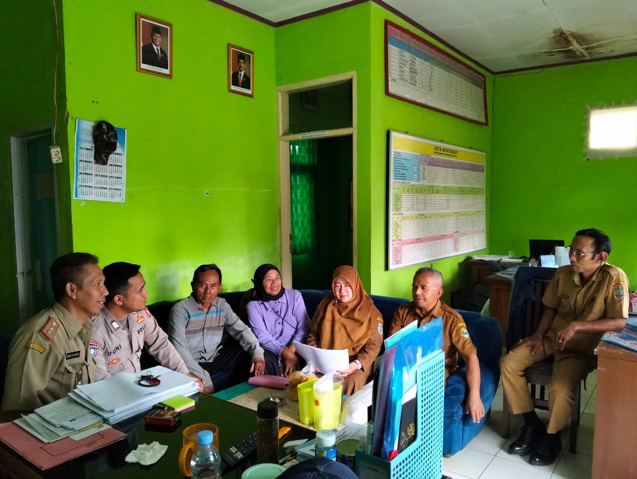 Perkuat Sinergitas, Polsek Panjalu Polres Ciamis Koorkom ke Kepala UPTD PP Panjalu