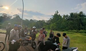 Sat Samapta Polres Ciamis Patroli Antisipasi Balapan Liar dan Knalpot Brong Saat Ngabuburit