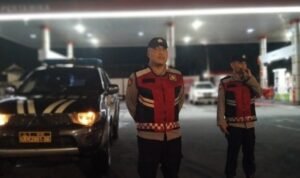 Polsek Cihaurbeuti Polres Ciamis Patroli Biru Antisipasi Gangguan Kamtinmas di Masyarakat