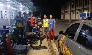Cipkon di Bulan Ramadan, Polsek Ciamis Polres Ciamis Patroli ke Jalan Antisipasi Balapan Liar dan Knalpot Brong