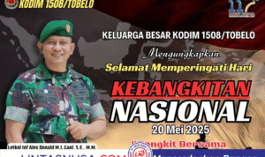 Kodim 1508/Tobelo Peringati Hari Kebangkitan Nasional ke-117: Bangkit Bersama Wujudkan Indonesia Kuat