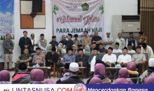 Puluhan Personel Gabungan Beri Pengamanan Keberangkatan Jamaah Haji Asal Ciamis