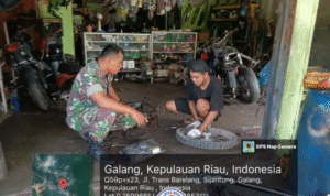 Babinsa 07/Kelurahan Sijantung Laksanakan Komsos di Wilayah Binaan