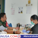 Babinsa Koramil 1805-02/Kabare Jadi Teladan, Donor Darah Selamatkan Nyawa Warga