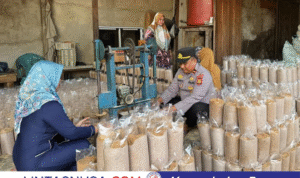 Lewat Budidaya Jamur Tiram, Ipda Sunaryo Dorong Pemberdayaan Ekonomi Warga Sarolangun