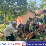 Polsek Sukadana Kawal Penyembelihan Hewan Kurban, Wujudkan Idul Adha yang Aman dan Tertib