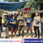 Polsek Cikoneng Aktif Kawal Idul Adha, Jaga Keamanan Penyembelihan Hewan Kurban di Ponpes Nurussalam