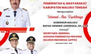Pemerintah dan Masyarakat Maluku Tengah Ucapkan Selamat kepada Gubernur Maluku atas Terpilihnya sebagai Sekjen APPSI 2025–2030