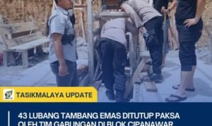 Tim Gabungan Tutup 43 Lubang Tambang Emas Ilegal di Blok Cipanawar, Mandalahayu