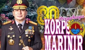 Peringatan HUT ke-80 Korps Marinir TNI AL