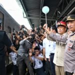Menhub Dudy Lepas Perdana Angkutan Motor Gratis dengan Kereta Api dari Pasar Senen