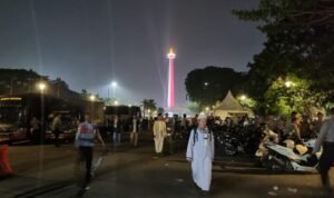 Reuni 212 Selesai Jelang Dini Hari, Massa Mulai Tinggalkan Kawasan Monas